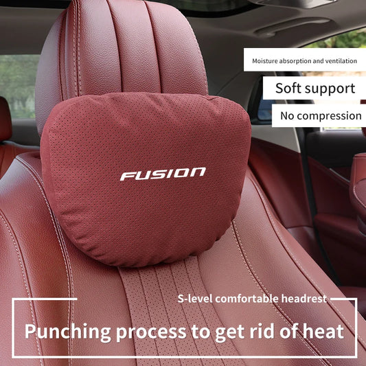 Comfortable 5-Color Headrest for comfort & style | Lumbar Support & Neck Pillow